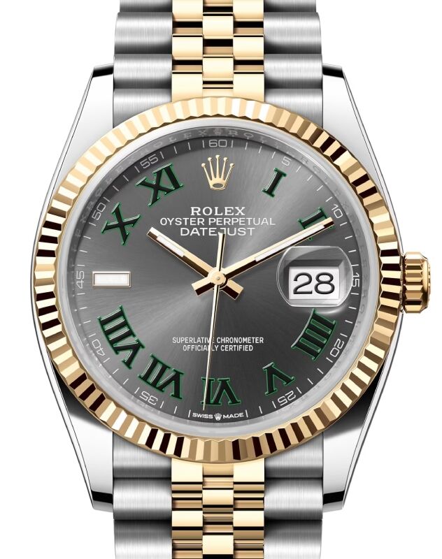 Rolex Datejust 36 36 mm 126233SRJ Steel/Yellow Gold Slate