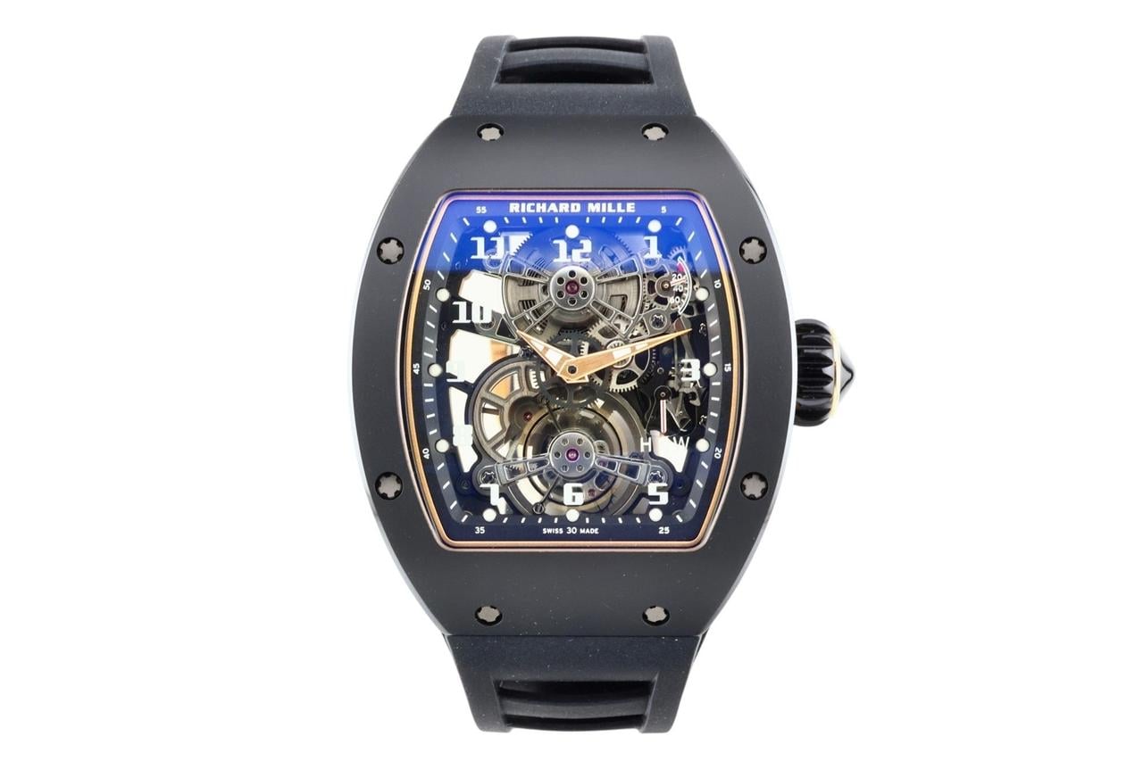 Richard Mille Manual Winding Tourbillon Limited Edition 40 mm RM17-01CAR Carbon Skeleton