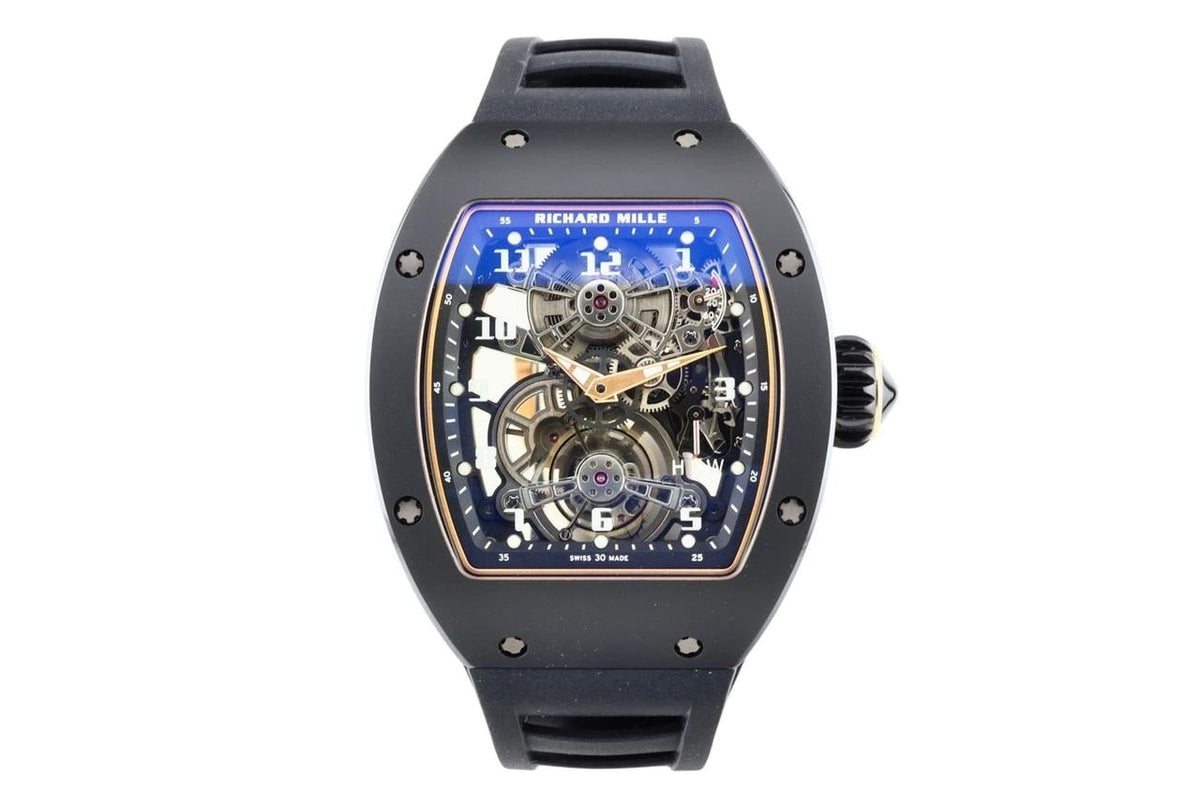 Richard Mille RM17-01CAR carbon flying tourbillon with fully skeletonised dial