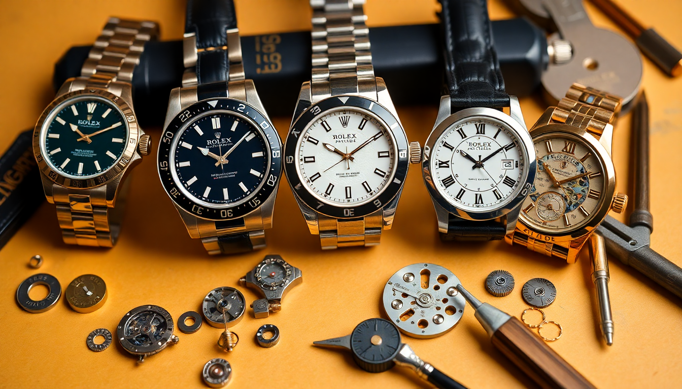 A Witty Journey into the Artistic Wit and Quirks of Swiss Luxury Watchmaking: Exploring Rolex, Audemars Piguet, Patek Philippe, and Richard Mille with a Jerome-Inspired Flair