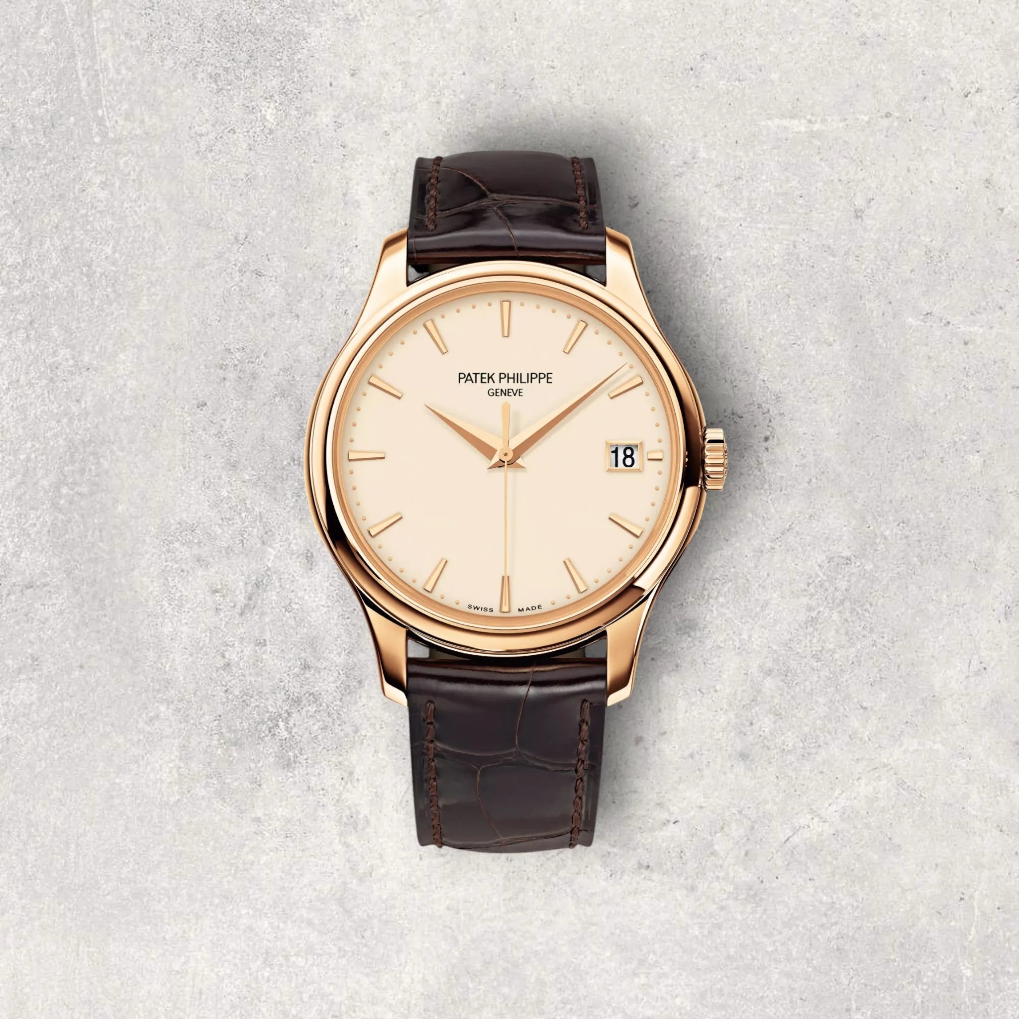Patek Philippe Calatrava 5227R-001 Ivory Dial Rose Gold