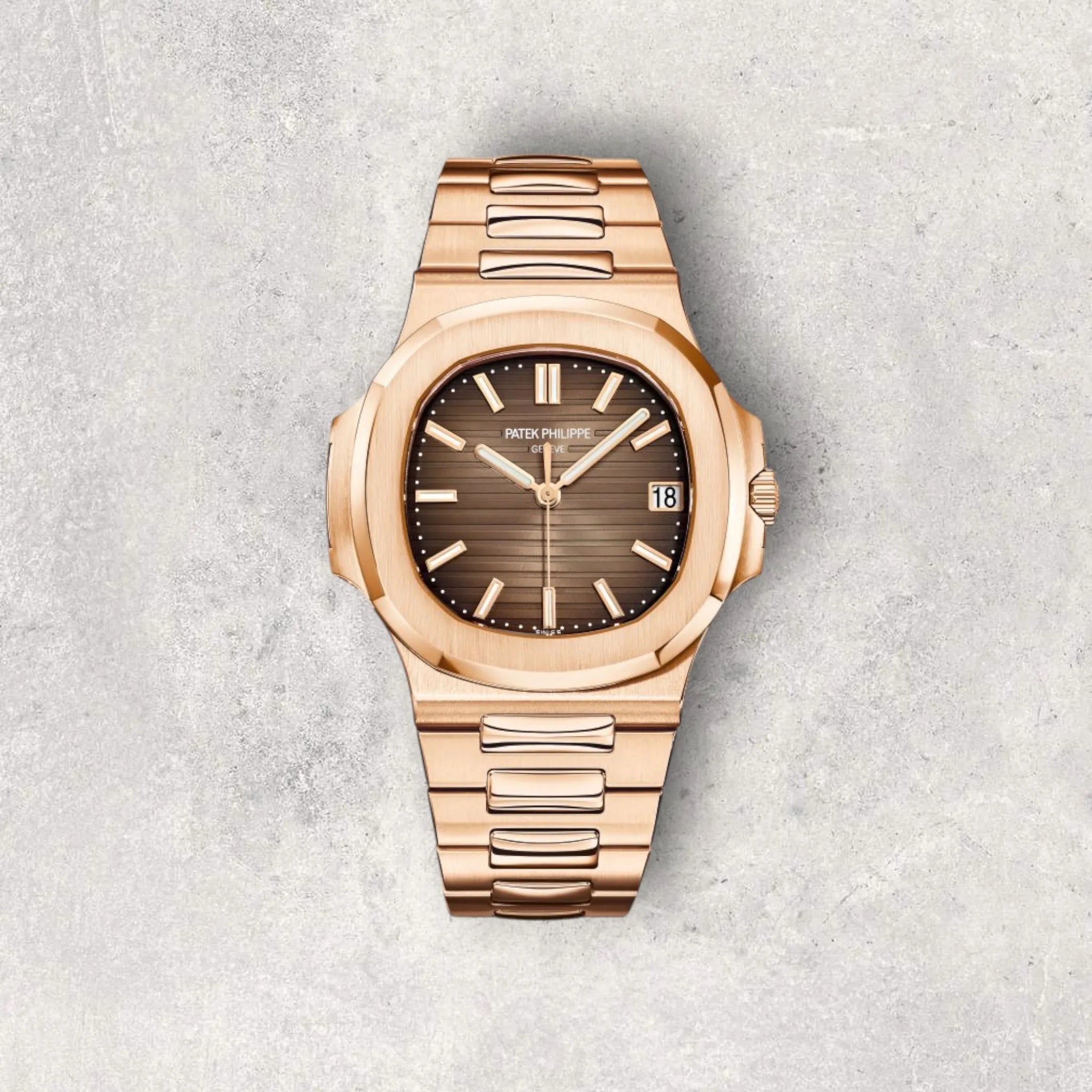 Patek Philippe Nautilus 5711/1R-001 Rose Gold Brown Dial