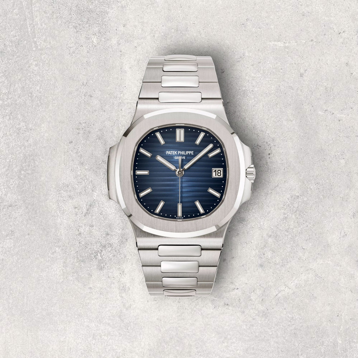 Patek Philippe Nautilus 5811/1G-001 in white gold with blue gradated dial