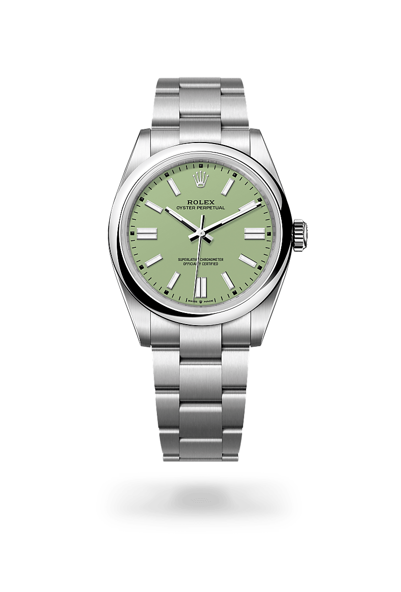 Rolex Oyster Perpetual 41 reference 134300 in Oystersteel, the largest entry-level Rolex