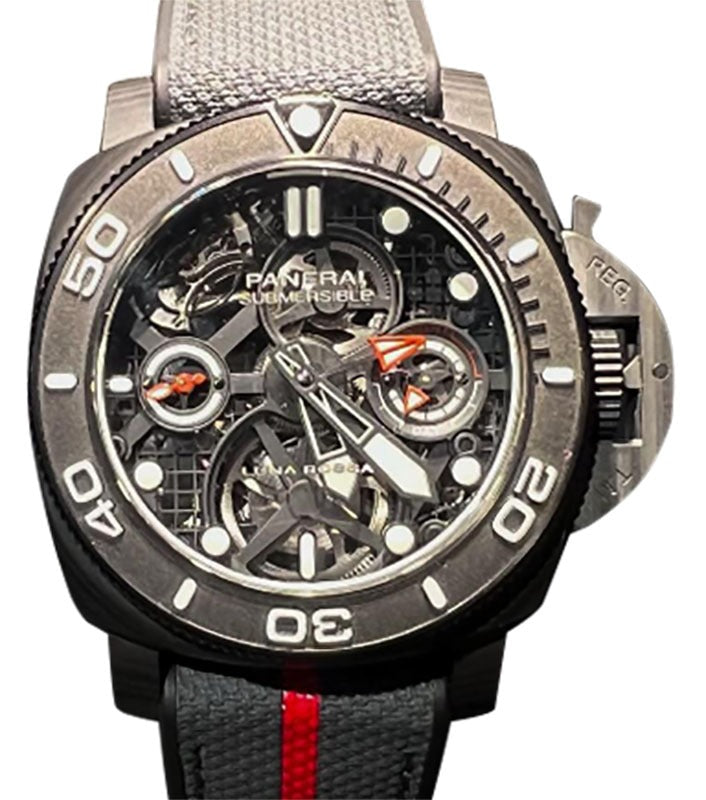 Panerai Submersible Tourbillon GMT Luna Rossa Experience Edition Carbotech 45mm PAM01405