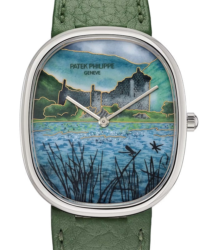 Patek Philippe Rare Handcrafs Golden Ellipse "Highland Citadel" White Gold 5738/50G-043 - BRAND NEW