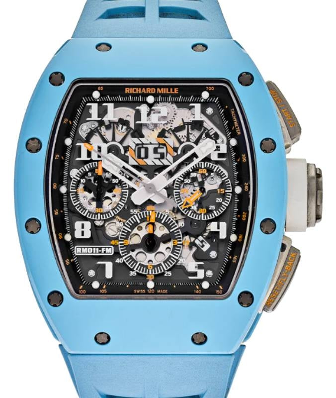 Richard Mille RM 011 Felipe Massa céramique bleu clair