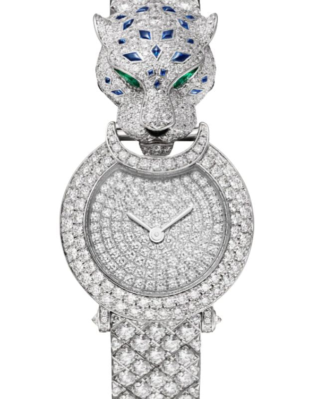 La Panthère De Cartier Quartz White Gold/Diamonds HPI01657