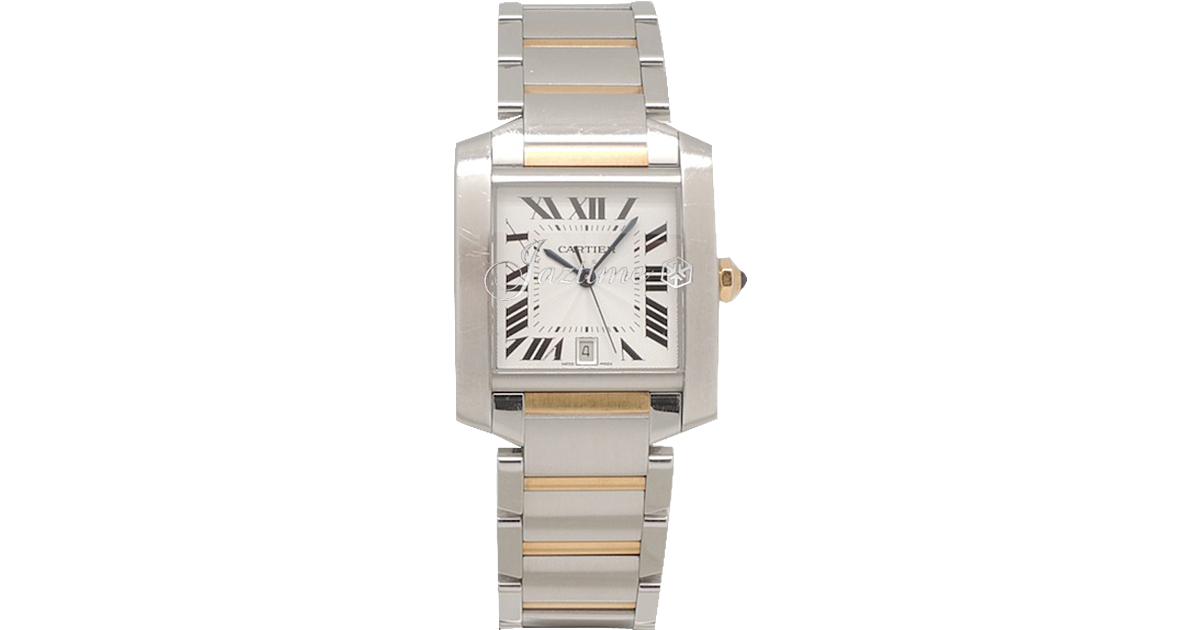 CARTIER W51005Q4 TANK FRANCAISE STAINLESS STEEL BRAND NEW