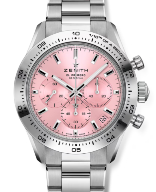 Zenith Chronomaster Sport "Limited Edition" Steel 41mm Metallic Pink Dial 03.3109.3600/18.M3100 - BRAND NEW