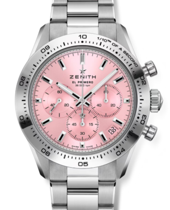 Zenith Chronomaster Sport "Limited Edition" Steel 41mm Metallic Pink Dial 03.3109.3600/18.M3100 - BRAND NEW