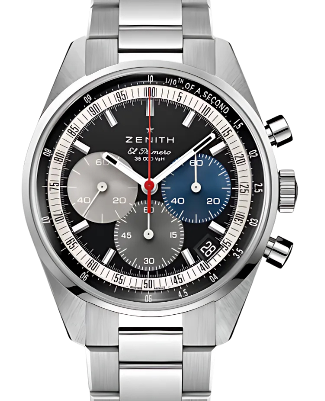 Zenith Chronomaster Original Steel 38mm Matte Black Dial 03.3200.3600/22.M3200 - BRAND NEW