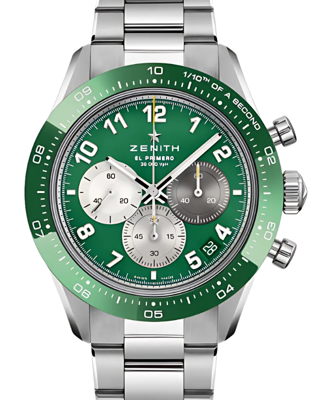 Zenith Chronomaster Sport Aaron Rodgers Steel 41mm Green Dial 03.3117.3600/56.M3100