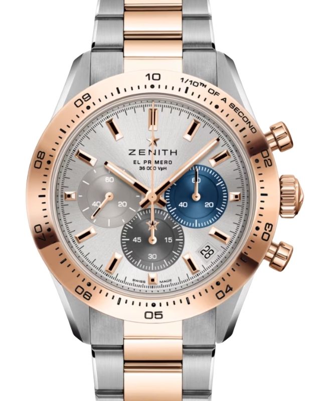 Zenith Chronomaster Sport El Primero Steel/Rose Gold 41mm Silver Dial 51.3100.3600/69.M3100