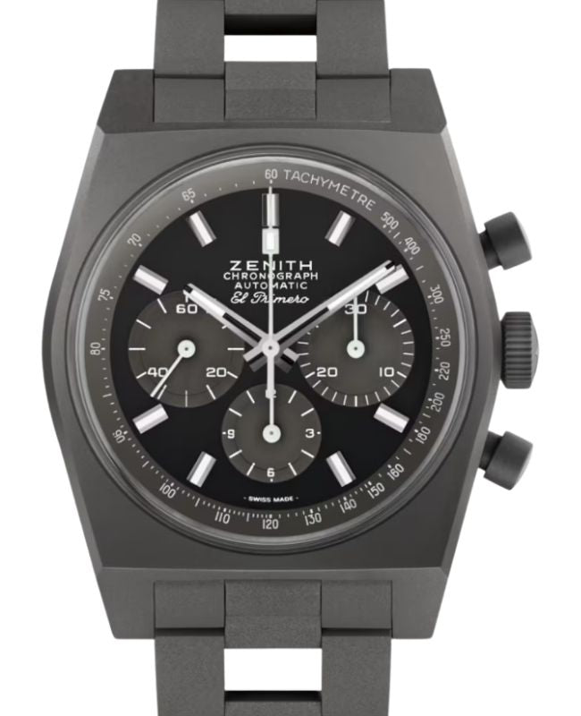 Zenith Chronomaster Revival Shadow Titanium 37mm Black Dial 97.T384.4061/21.M384 - BRAND NEW