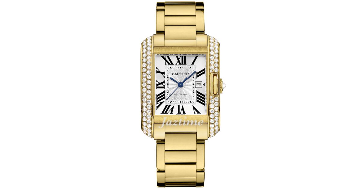CARTIER WT100006 TANK ANGLAISE 18K YELLOW GOLD, DIAMONDS - BRAND NEW