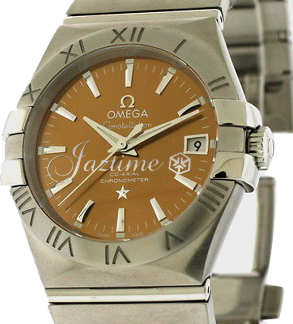 OMEGA 123.10.35.20.10.001 CONSTELLATION CO-AXIAL 35mm STEEL - BRAND NEW