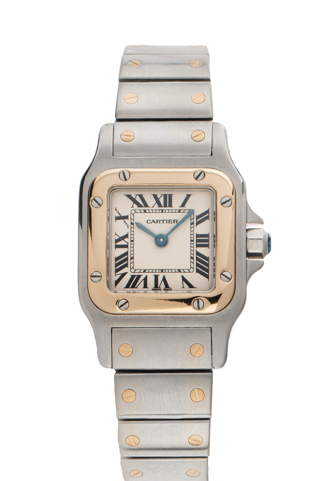 CARTIER W20012C4 SANTOS DE CARTIER GALBEE STAINLESS STEEL BRAND NEW