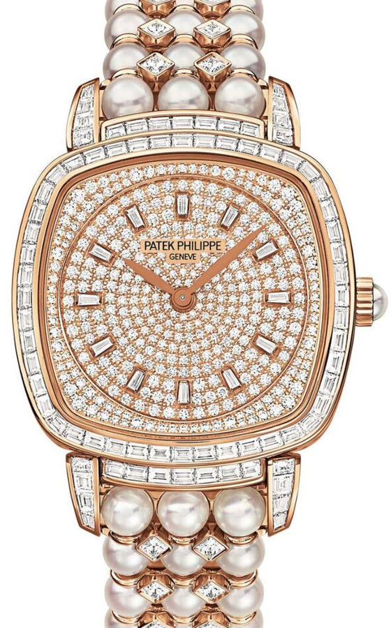 Patek Philippe Gondolo 40 mm 7042/100R-001 Rose Gold/Diamonds Diamond Pave