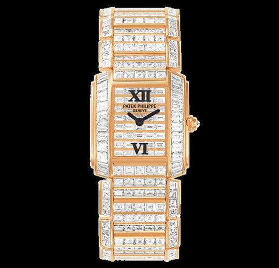 Patek Philippe Twenty~4 4908/101R-001 Haute Joaillerie Diamond Pave Dial Rose Gold/Diamonds