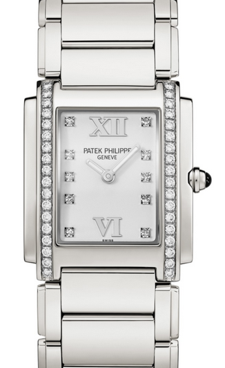 Patek Philippe Twenty~4 30 mm 4910/10A-011 Steel/Diamonds White