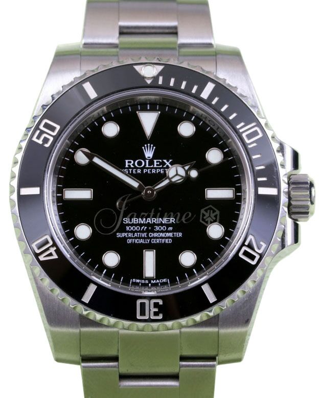 Rolex Submariner 40 mm 1140602 Steel Black