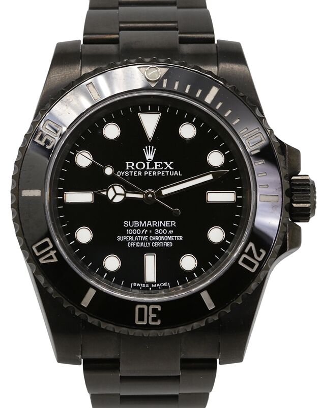 Rolex Submariner 40 mm 114060PVD Steel/PVD/DLC Black