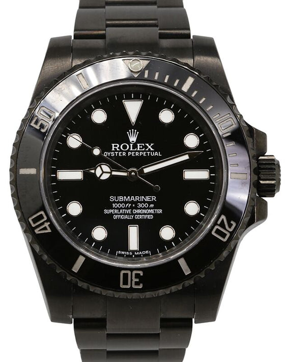 Rolex Submariner 40 mm 114060PVD Steel/PVD/DLC Black