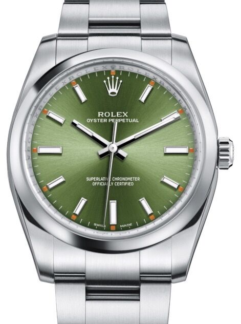 Rolex Oyster Perpetual 34 mm 114200G Steel Luminous