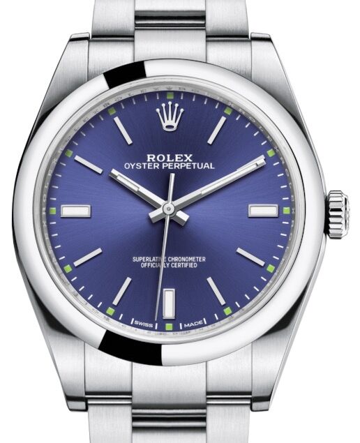 Rolex Oyster Perpetual 39 mm 114300B Steel Luminous
