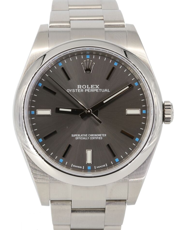 Rolex Oyster Perpetual 39 mm 114300RHO Steel Luminous