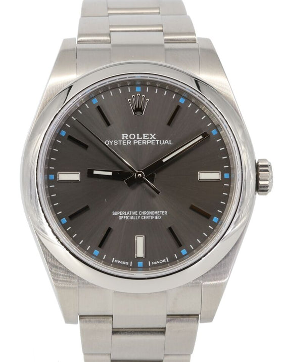 Rolex Oyster Perpetual 39 mm 114300RHO Steel Luminous