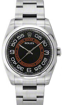 Rolex Oyster Perpetual 36 116000-BKOCDO 36mm Black Concentric Domed Stainless Steel BRAND NEW