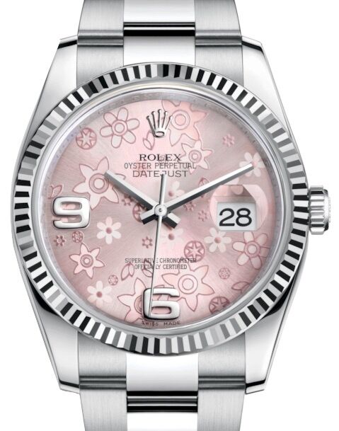 Rolex Datejust 36 36 mm 116234PFAO Yellow Gold/Diamonds Pink