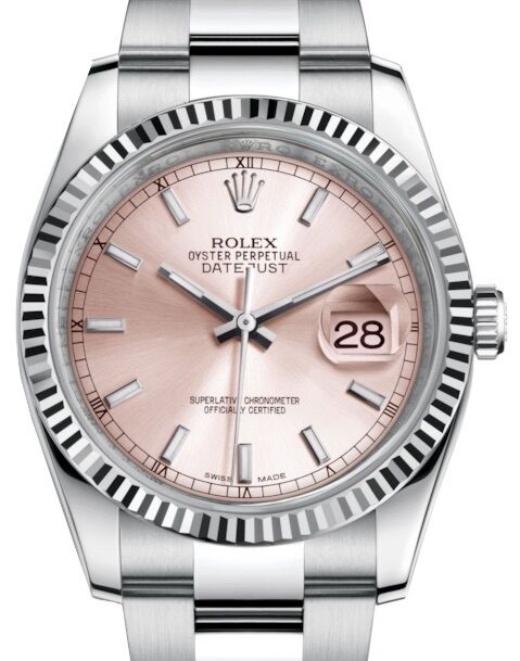 Rolex Datejust 36 36 mm 116234PSO Yellow Gold/Diamonds Pink