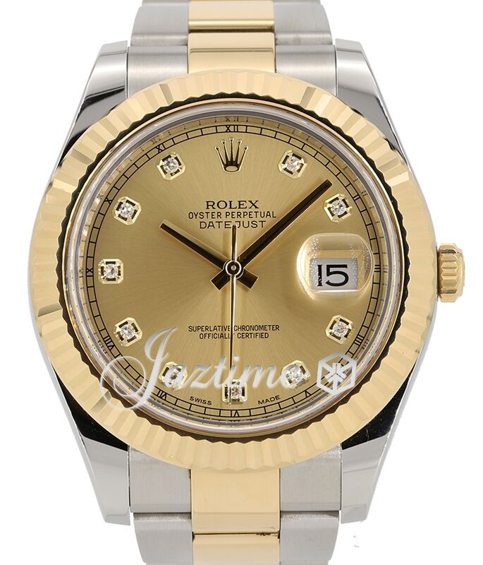 Rolex Datejust II 41 mm 116333CD1 Steel/Yellow Gold Champagne