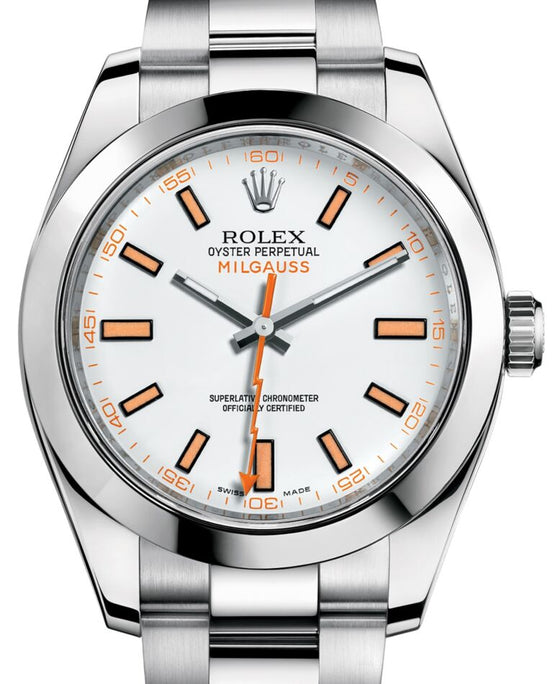 Rolex Milgauss 40 mm 116400WHT Steel White