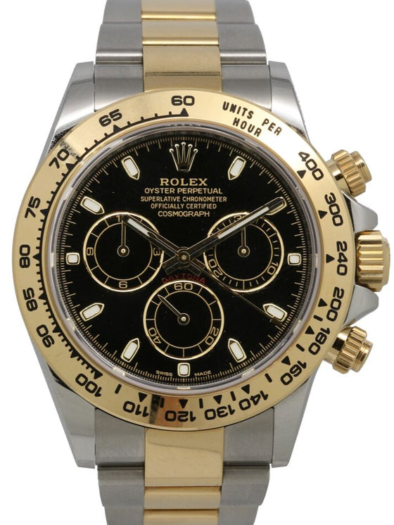 Rolex Cosmograph Daytona 40 mm 116503BLKSO1 Steel/Yellow Gold Luminous