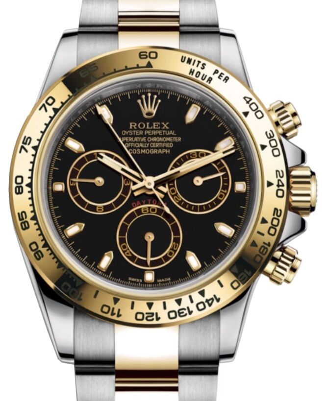 Rolex Cosmograph Daytona 40 mm 116503BLK Steel/Yellow Gold Luminous