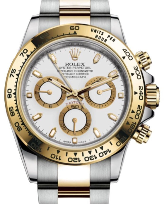 Rolex Cosmograph Daytona 40 mm 116503WHT Steel/Yellow Gold Luminous