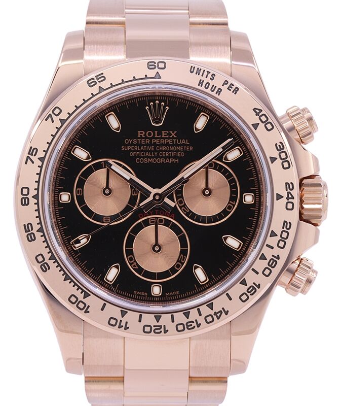 Rolex Cosmograph Daytona 40 mm 116505B1 Rose Gold Luminous