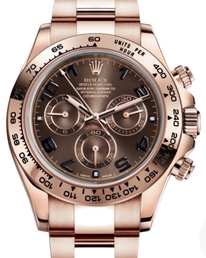 Rolex Cosmograph Daytona 40 mm 116505CAO Rose Gold Luminous
