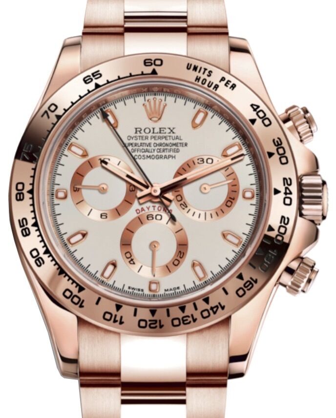 Rolex Cosmograph Daytona 40 mm 116505IVORY Rose Gold Luminous