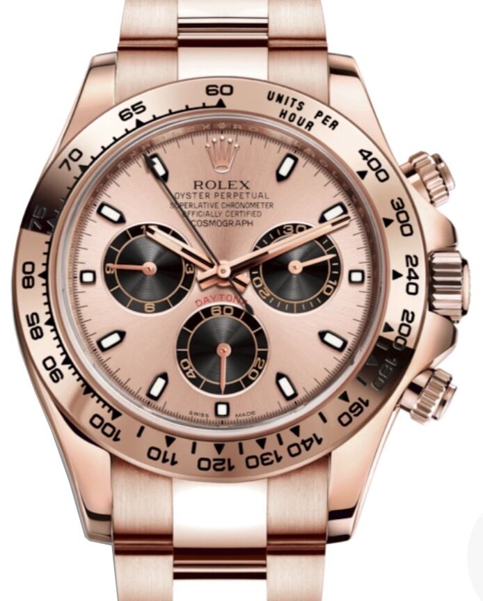 Rolex Cosmograph Daytona 40 mm 116505PSO Rose Gold Luminous