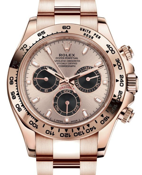 Rolex Cosmograph Daytona 40 mm 116505SUNSO Rose Gold Luminous