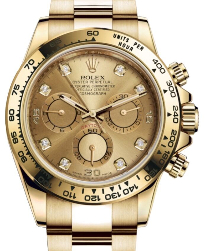 Rolex Cosmograph Daytona 40 mm 116508CDO Yellow Gold Luminous