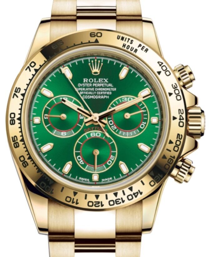 Rolex Cosmograph Daytona 40 mm 116508GO Yellow Gold Luminous