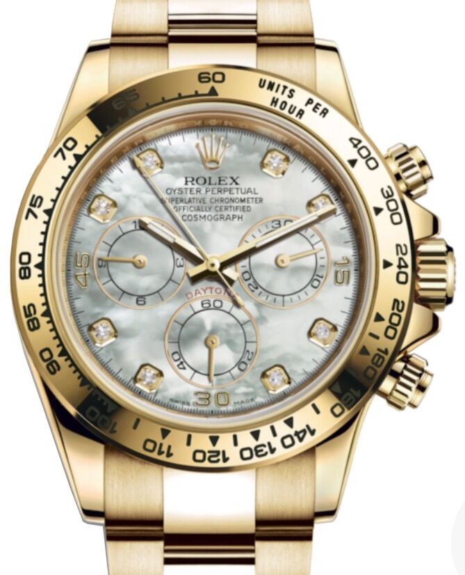 Rolex Cosmograph Daytona 40 mm 116508MOPD Yellow Gold Luminous