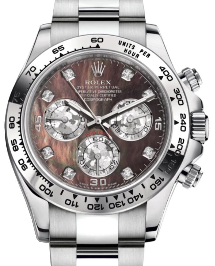 Rolex Cosmograph Daytona 40 mm 116509DMOP White Gold Luminous