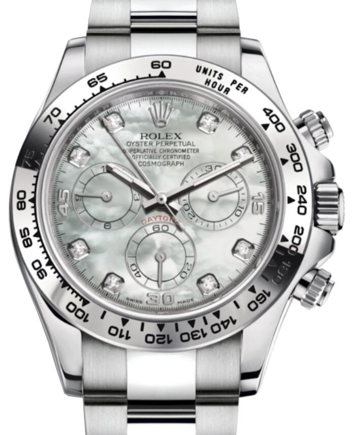Rolex Cosmograph Daytona 40 mm 116509MOPDO White Gold Luminous